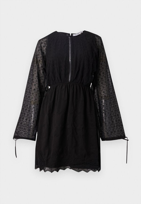 NA-KD LACE UP BACK MINI DRESS