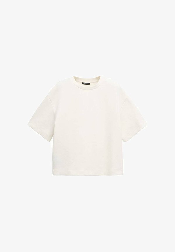 Mango Basic T-shirt - off white