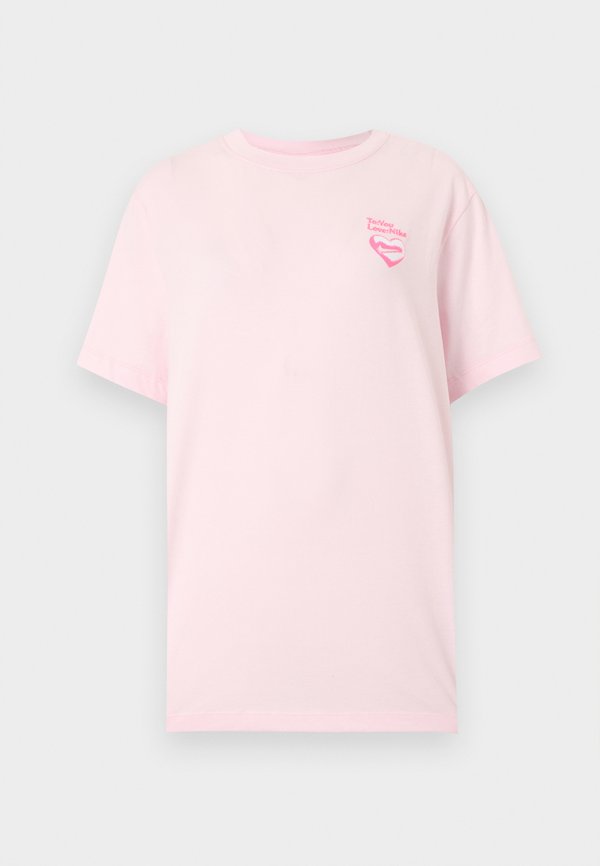 Nike Sportswear BOXY TEE - Print T-shirt - pink foam