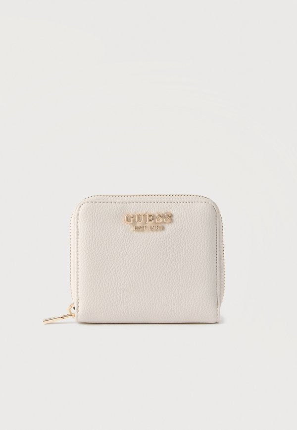 Guess LAUREL SMALL ZIP AROUND - Wallet - ivory