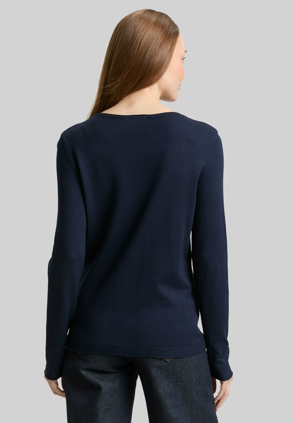 TOM TAILOR BASIC MIT RUNDHALSAUSSCHNITT
