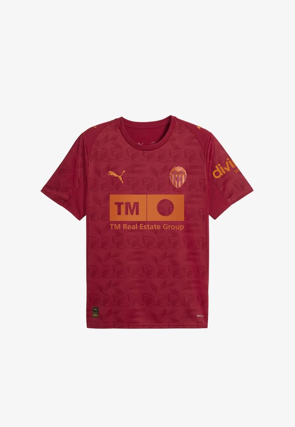 Puma VALENCIA CF 25/26 AUSWÄRTSTRIKOT - Football jersey - dark crimson-dark earth