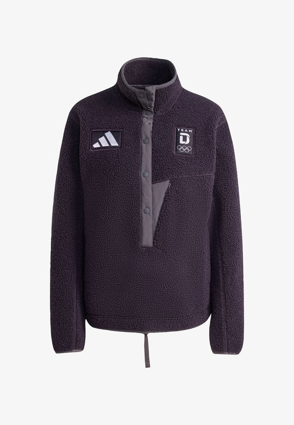 adidas Performance TEAM D - Fleece jacket - aurora black