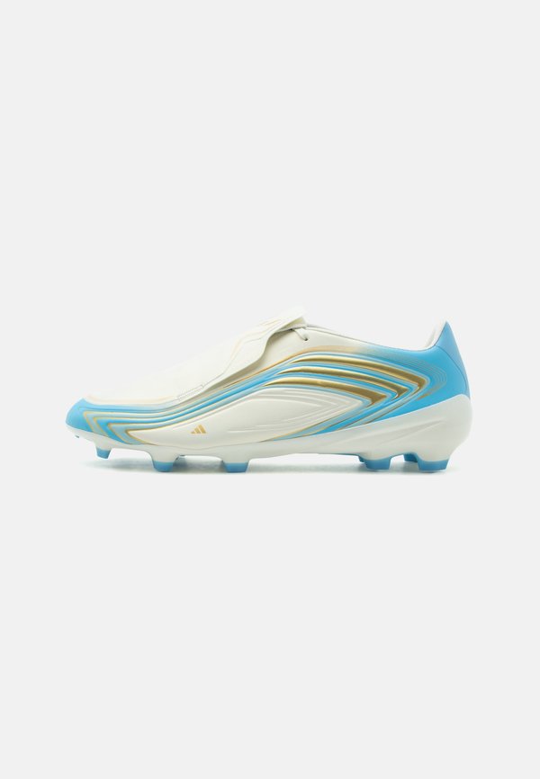 adidas Performance F50 MESSI LEAGUE Firm Ground - Firm-ground football boots - ivory/semi blue burst/icey blue