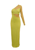 WAL G. SOLADA ONE SLEEVE MAXI