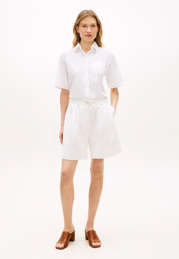 Tommy Hilfiger LINEN BLEND WIDE LEG SHORTS