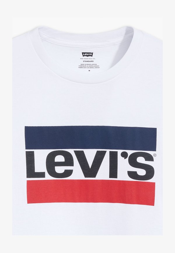 Levi's® SPORTSWEAR GRAPHIC TEE - Print T-shirt - white