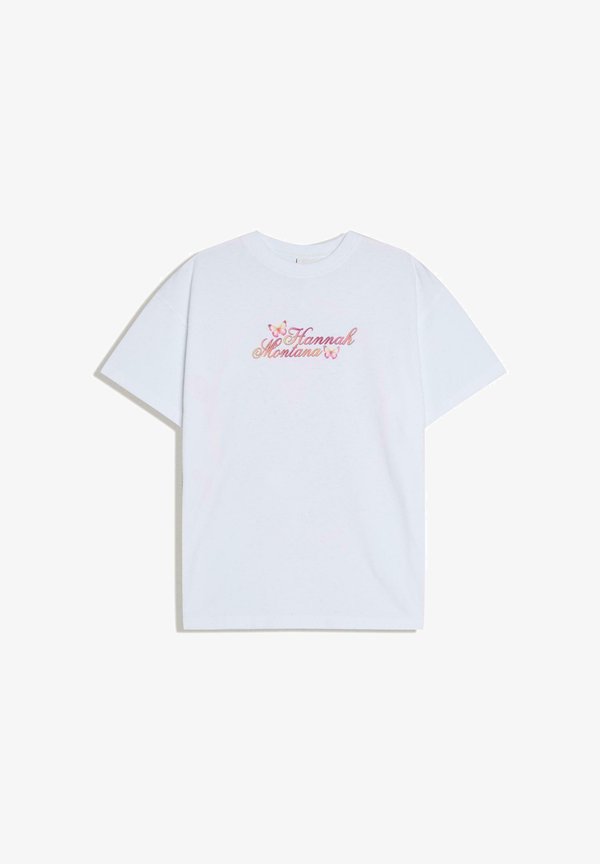 Bershka HANNAH MONTANA SHORT SLEEVET - Print T-shirt - white