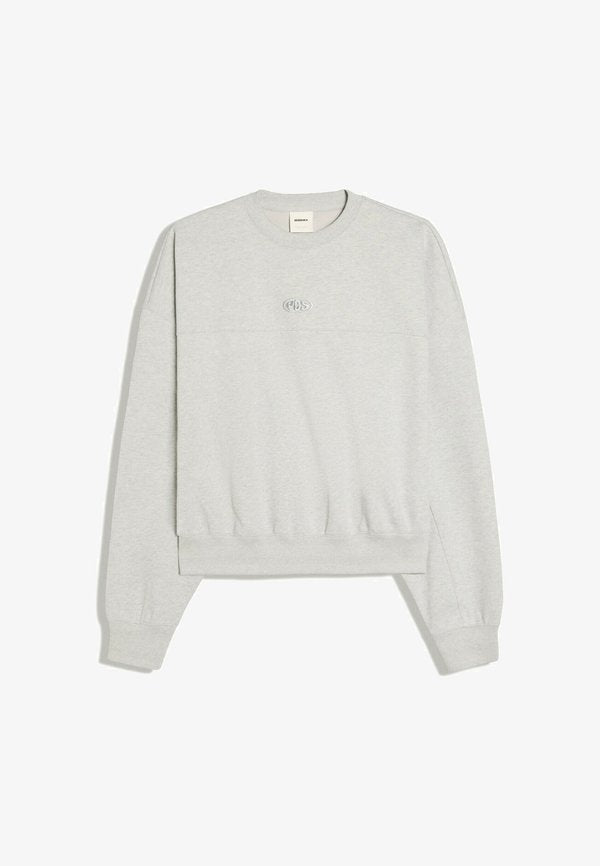 Bershka CREW NECK - JERSEY - Sweatshirt - dark grey