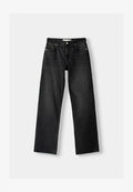 Bershka Straight leg jeans - mottled dark grey