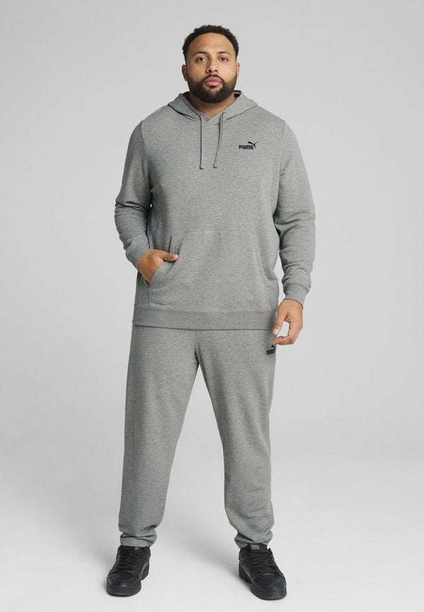 Puma LOGO  - Hoodie - medium gray heather