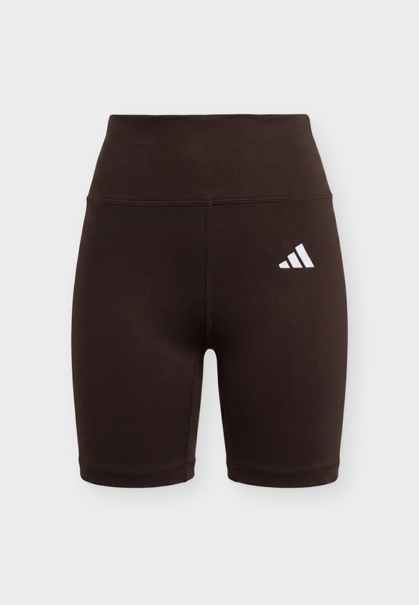 adidas Performance OPTIME ESSENTIALS WORKOUT SHORT LEGGINGS - Leggings - aurora coffee
