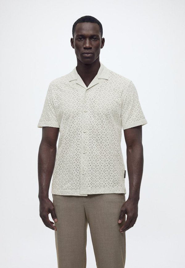 TOM TAILOR DENIM RELAXED EMBRO SHIRT