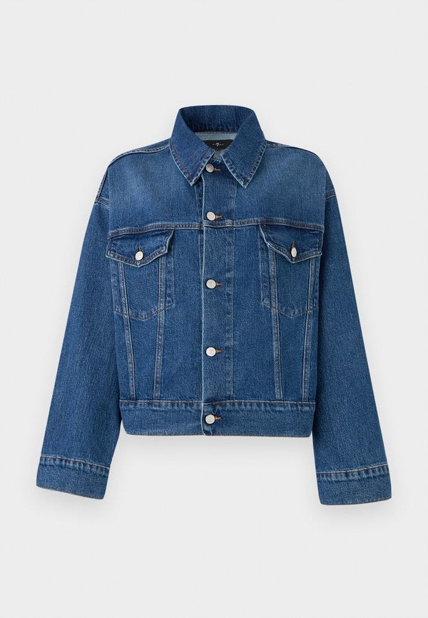 7 for all mankind OLI CROPPED TRUCKER