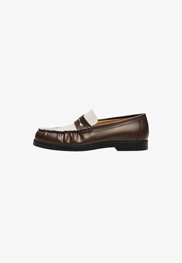 Bershka GATHERED  - Moccasins - brown