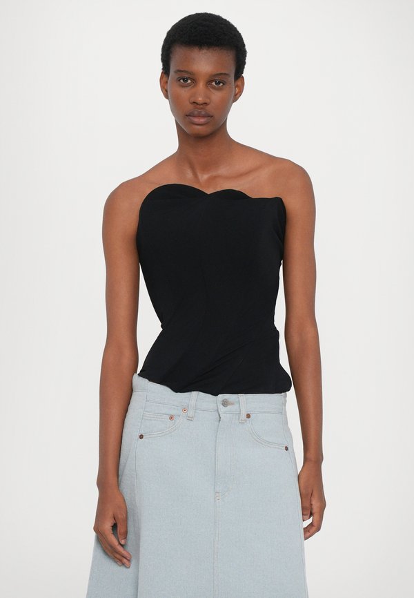Victoria Beckham STRAPLESS WAVE DETAIL