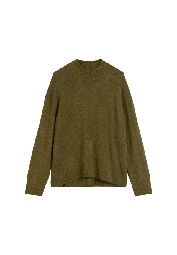 Marc O'Polo DENIM KNIT PULLOVER, LONGSLEEVE, MOCK NECK