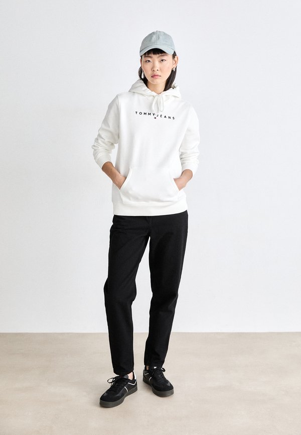 Tommy Jeans LINEAR LOGO FLEECE DRAWSTRING HOODY