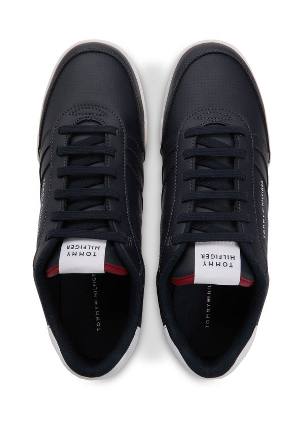 Tommy Hilfiger CONTRAST HEEL TRAINERS WITH LEATHER