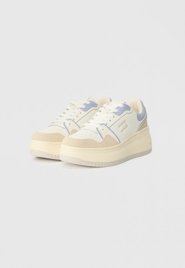 Tommy Jeans RETRO PLATFORM BASKETBALL TRAINERS WITH LEATHER