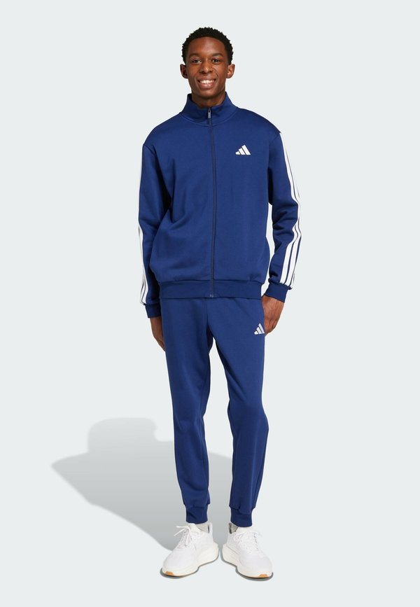 adidas Sportswear 3 STRIPES - Tracksuit - dark blue