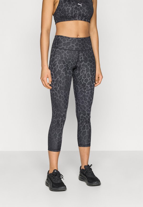 Puma TAD ESSENTIAL SPOTTED HAZE TIGHT - Leggings - black
