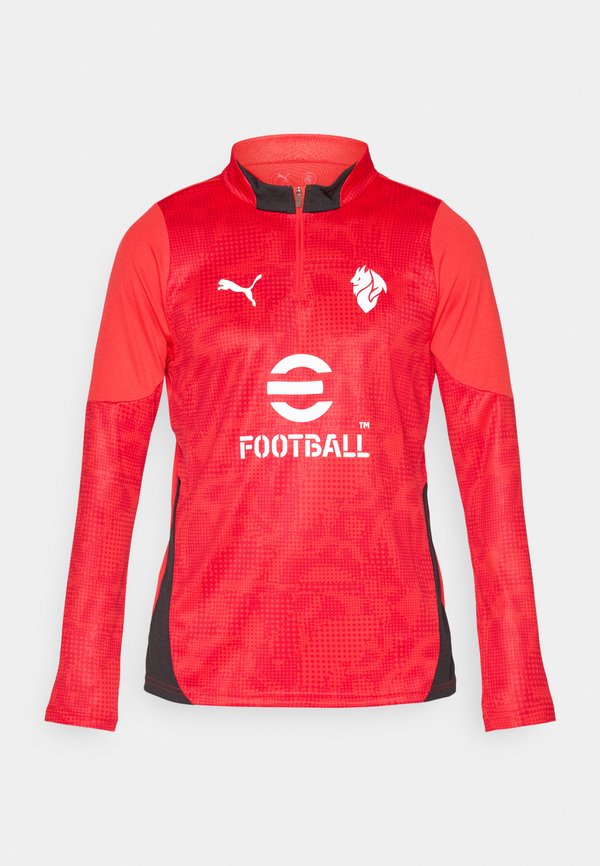 Puma ACM TRAINING 1/4 ZIP TOP - Long sleeved top - for all time red/black