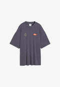 Puma FUTURE.PUMA.ARCHIVE WASHED OVERSIZED GRAPHIC T-SHIRT - Print T-shirt - inky depths