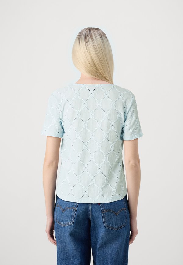 Pieces PCSANNI O NECK EMBRODERY