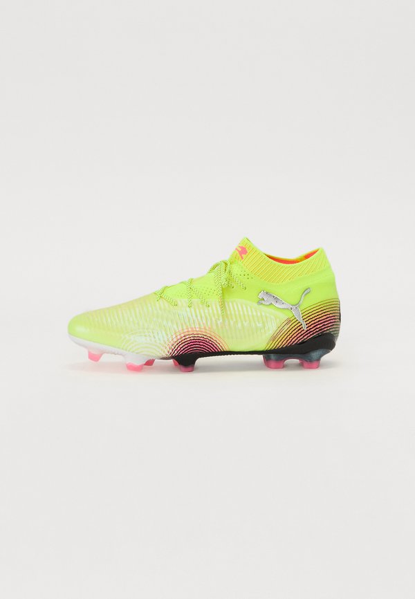 Puma FUTURE 8 ULTIMATE - Firm-ground football boots - yellow alert/black/sun struck