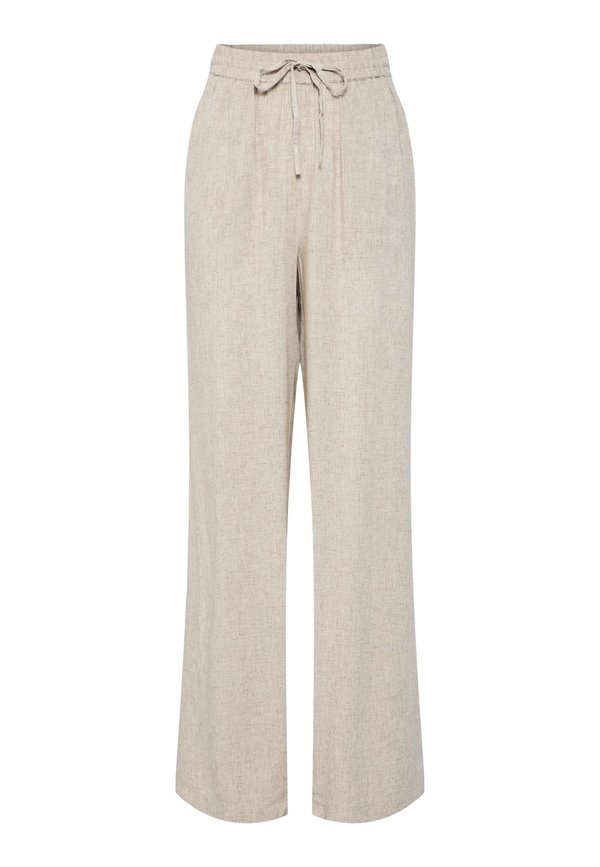 Pieces Wide-leg PCPIA LINEN BLEND