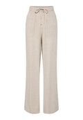 Pieces Wide-leg PCPIA LINEN BLEND
