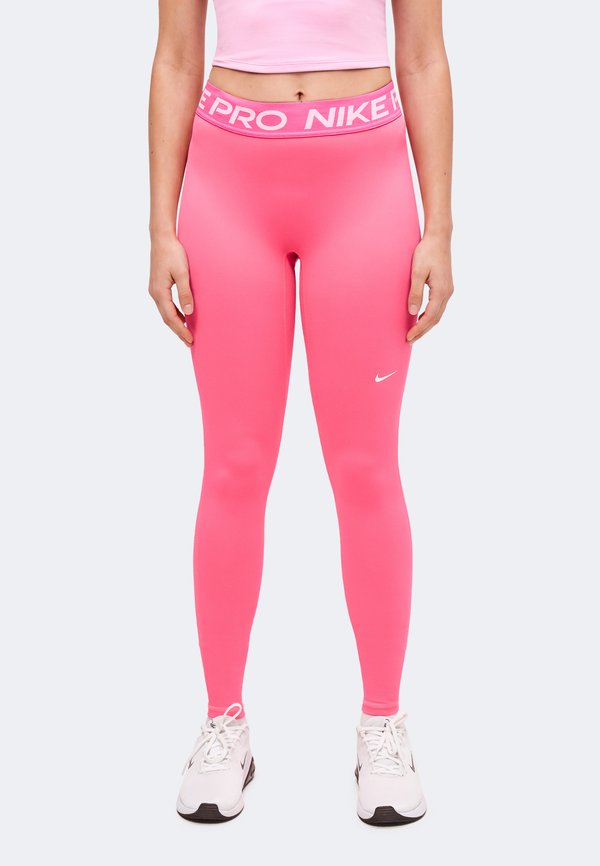 Nike Performance W NP DF 365 MR TIGHT USM - Leggings - hyper pink/white