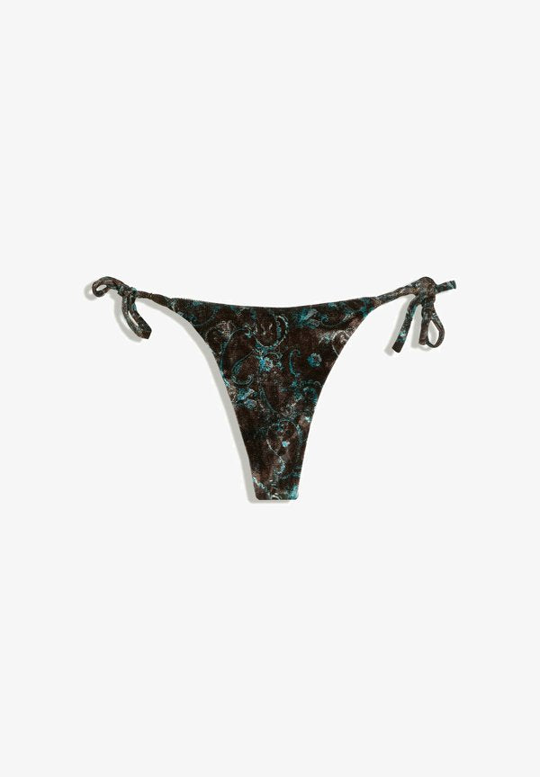 Bershka BIKINI BOTTOMS - Bikini bottoms - dark blue