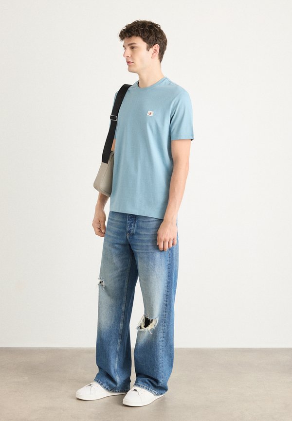 Calvin Klein Jeans 2 PACK - Basic T-shirt - smoke blue/formal gray