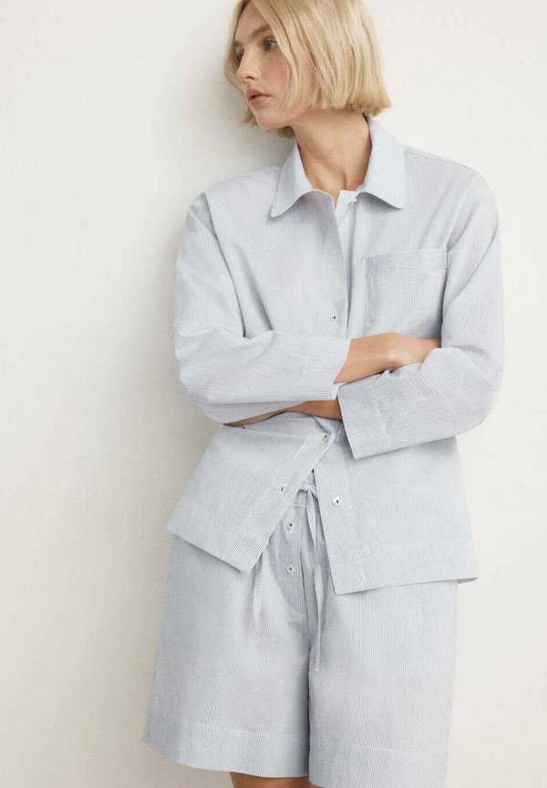 Mango Pyjama bottoms - white blue