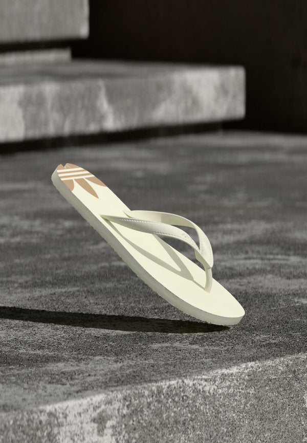 adidas Originals ADI SUN - T-bar sandals - off white/warm sandstone