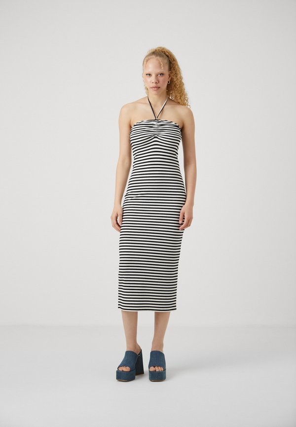 Pieces PCALLY HALTER NECK MIDI DRESS