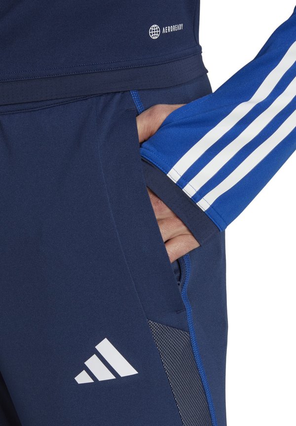 adidas Performance FUSSBALLTIRO  - Tracksuit bottoms - dunkelblauweiss