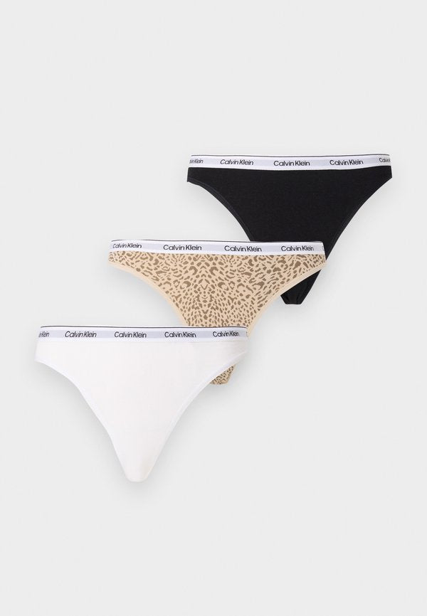 Calvin Klein Underwear ICON LOGO 3 PACK - Thong - multi-coloured