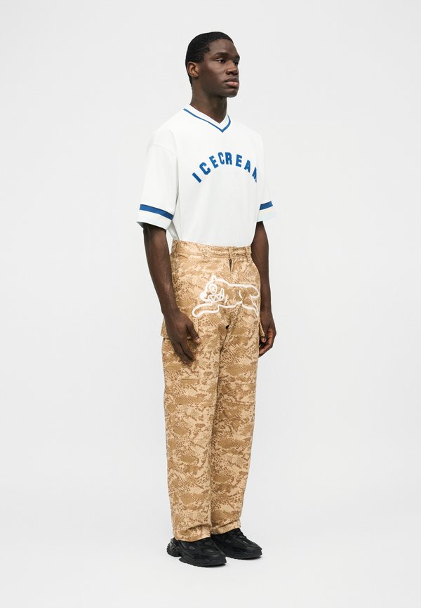 Icecream SNAKESKIN RUNNING DOG PANTS