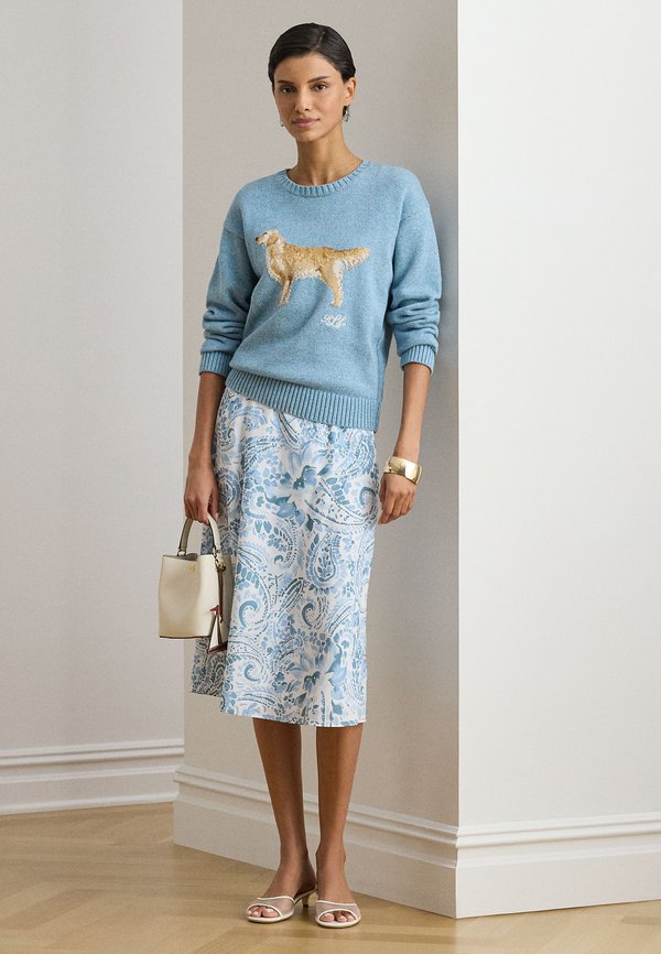 Lauren Ralph Lauren PAILEY CREPE MIDI SKIRT