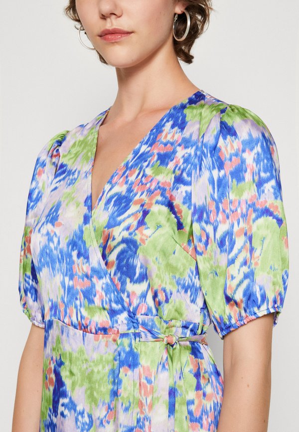 VILA VILAILA 2/4 WRAP MIDI DRESS