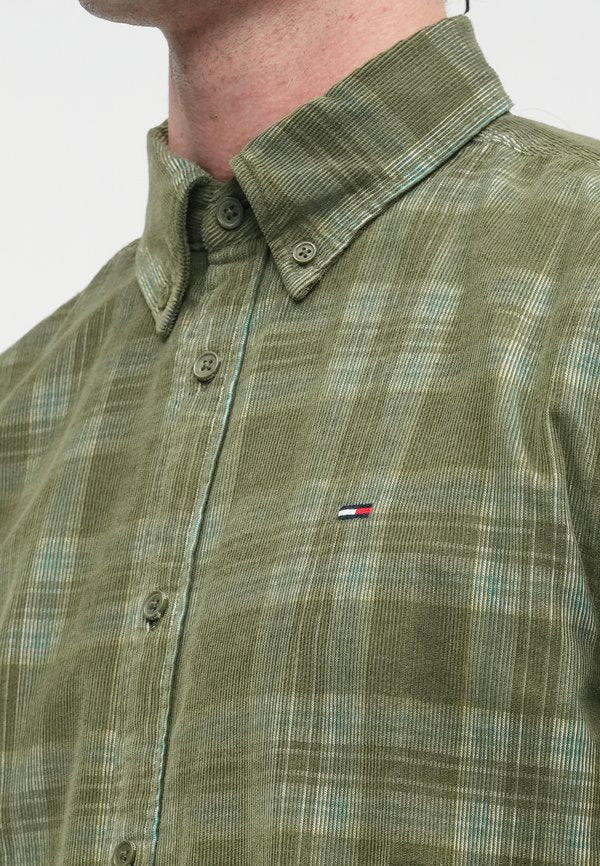 Tommy Jeans REGULAR FIT PRINCE OF WALES CHECK CORDUROY SHIRT