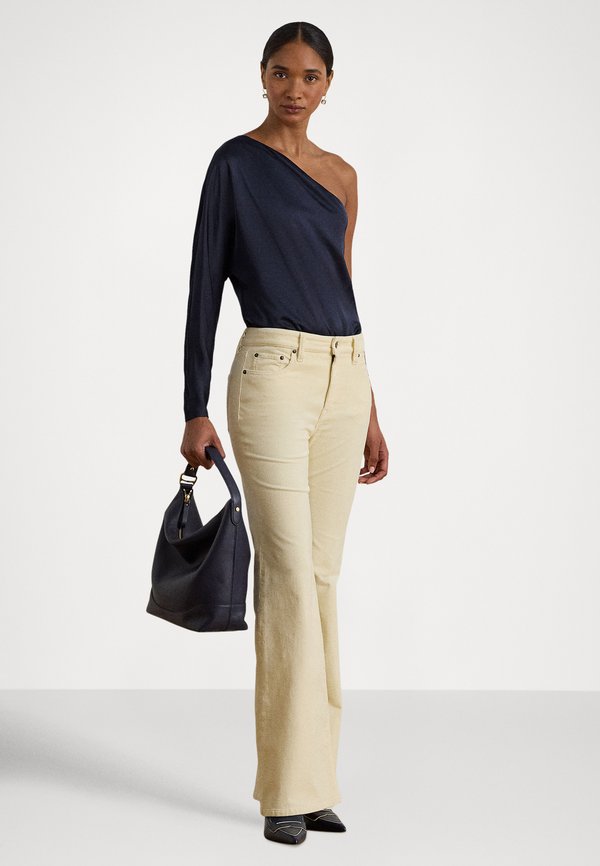 Lauren Ralph Lauren SATIN CHARMEUSE ONE-SHOULDER BLOUSE