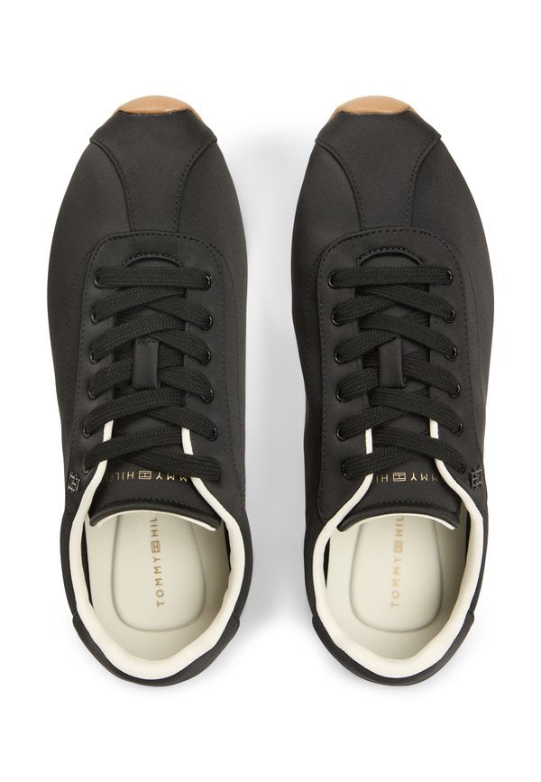 Tommy Hilfiger TH MONOGRAM SATIN TRAINERS