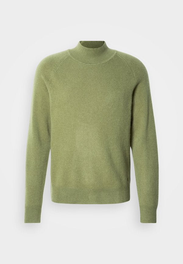 Calvin Klein COZY HIGH MOCKNECK - Jumper - fatigue