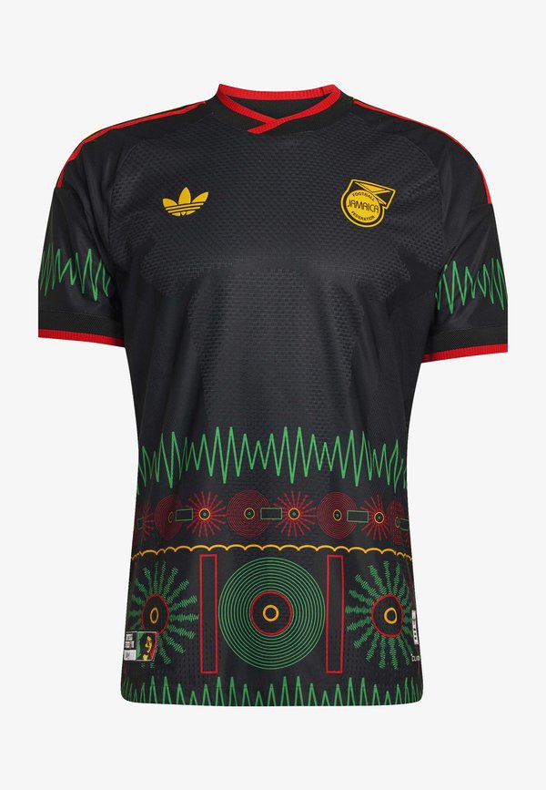 adidas Performance JAMAICA 26 X BOB MARLEY AWAY AUTHENTIC - Sports T-shirt - black