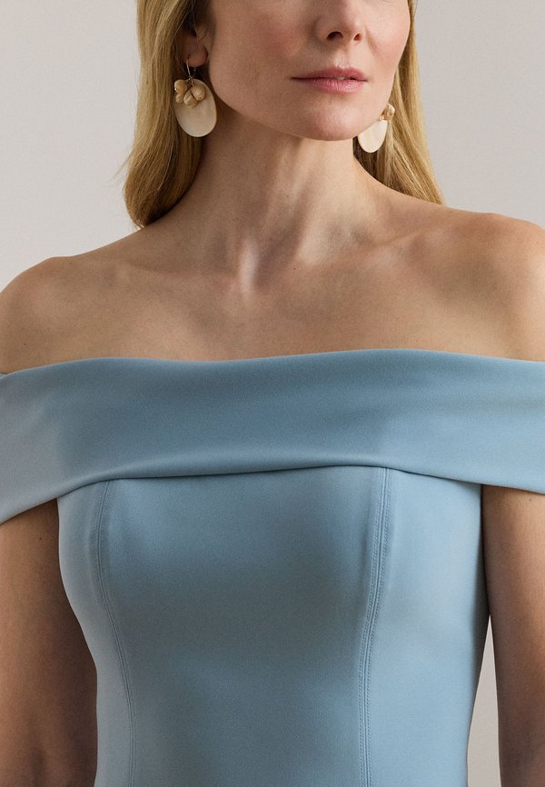 Lauren Ralph Lauren CREPE OFF-THE-SHOULDER COCKTAIL DRESS