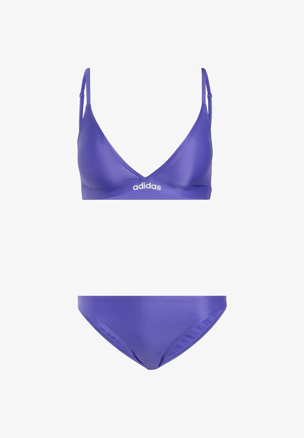 adidas Sportswear ADIDAS SPORTSWEAR TRIANGLE 2-WAY STRAPS BIKINI SET - Bikini - solar purple/white